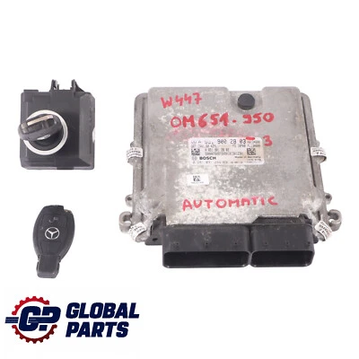 Mercedes Vito W447 114 CDI OM651.950 Kit centralina motore 2 chiavi A6519002803 - Immagine 1 di 4