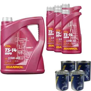 10L MANNOL TS-14 Uhpd 15W-40 olio motore Api CJ-4 / Sn Acea E7/E9 - Foto 1 di 9