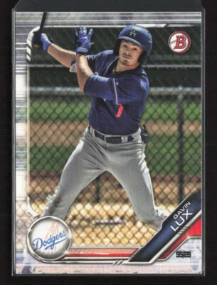 2019 Bowman Prospects #BP-130 Gavin Lux Los Angeles Dodgers - Image 1 of 2