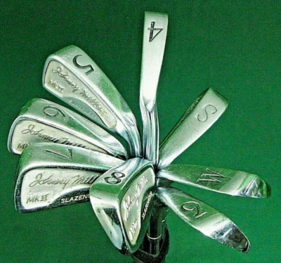 Set 8 x Slazenger Johnny Miller Mk II 4-SW+W Wedge Regular Stahlschäfte - Bild 1 von 4