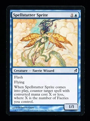 * * 1x Spellstutter Sprite x1 * * Lorwyn MTG NM Near Mint or Close - Image 1 of 2
