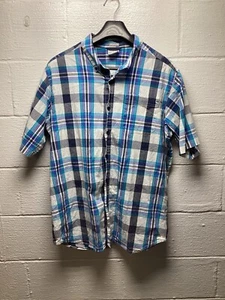 Columbia Hemd Herren Gr. XLT Sportwear Regular Fit Kurzarm blau/lila - Bild 1 von 4