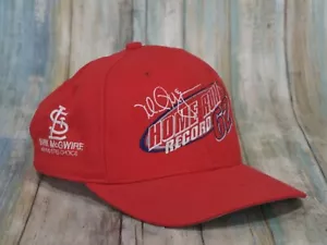 Vintage New Era Mark McGwire St Louis Cardinals Home Run Snapback Hat OSFA 90s MLB - Bild 1 von 9