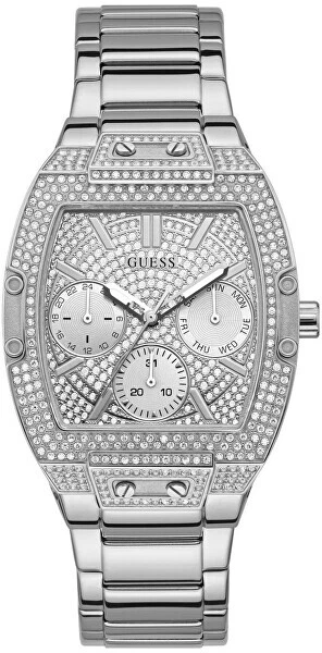 Orologio Donna in acciaio rettangolare multifunzione Guess Raven Gw0104l1