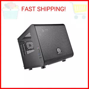 Thermaltake Core V1 SPCC Mini ITX Cube Gaming Computer Case Chassis, Interchange - Picture 1 of 2