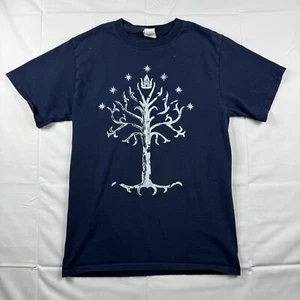 Camiseta De Colección El Señor de los Anillos El Retorno del Rey Adulto S Azul Marino Árbol de Gondor - Imagen 1 de 10