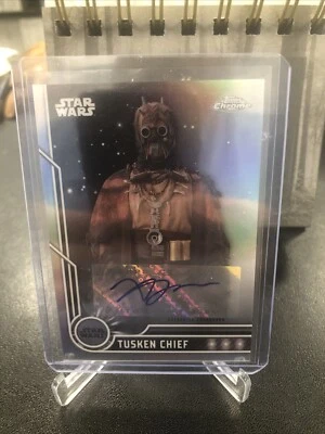 2023 Topps Chrome Star Wars TUSKEN CHIEF AUTO #94 Xavier Jimenez - Image 1 of 4