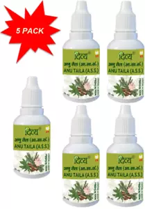 5 X Patanjali ANU TAILA OIL 20 ML Pack Each free shipping with Tracking - Picture 1 of 3