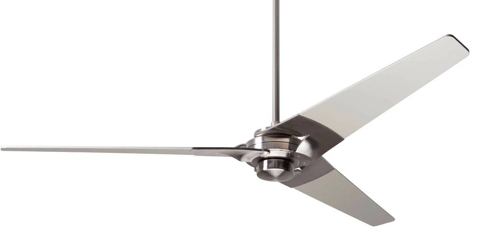 Modern Fan Company Torsion Bright Nickel 62" Ceiling Fan with Wall Control - Image 1 of 1