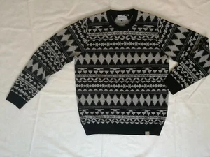 CARHARTT Pull homme "KHOTA SWEATER" NOIR/GRIS hiver laine NOEL - Imagen 1 de 11