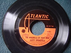 DUSTY SPRINGFIELD THE WINDMILLS OF YOUR MIND/I DON’T WANT TO HEAR IT ANYMORE NM- - Picture 1 of 2