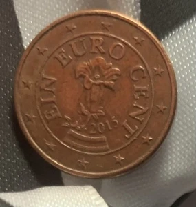 1 CENT EURO MÜNZE 2015 ÖSTERREICH SELTEN - Bild 1 von 6