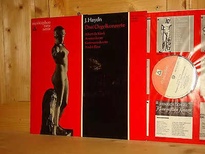 Haydn 3 Organ Concertos ANDRE RIEU DE KLERK BÄRENREITER MUSICAPHON LP BM30SL1212 - Image 1 of 3