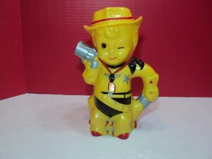 Vintage Aladdin Little Western Cowboy Milk Pitcher (plastic) - Picture 1 of 6