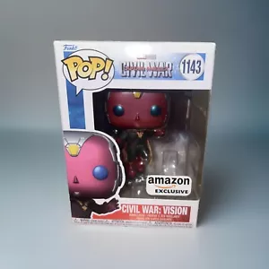 Funko Pop! Figura de juguete coleccionable Marvel Comics Civil War Vision 1143 Amazon LE - Imagen 1 de 13