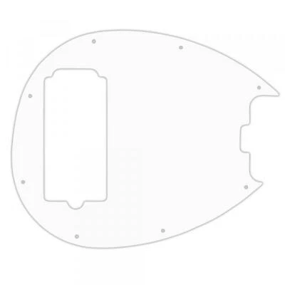 WD MUSIC USA USA CUSTOM PICKGUARD für MUSICMAN® 5 STRING STERLING® 5-H BASS 3Ply PG WHITE WBW