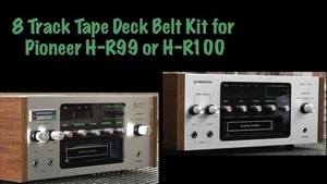 Belt Kit for Pioneer H-R99 or H-R100 8 Track Tape Deck Player Recorder - Picture 1 of 4