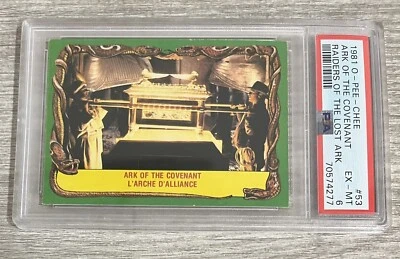 1981 OPC RAIDERS OF THE LOST ARK CARD - INDIANA JONES - #53 COVENANT PSA 6 G10 - Image 1 of 2