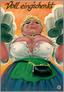 Beer - Oktoberfest Munich Germany - Postcard Unposted #A2 - Picture 1 of 2