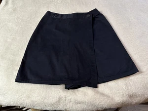 Dark Navy SkirtSkort w/Skirt Flap in Front Grls 16 (True Grits School Uniforms) - Picture 1 of 7