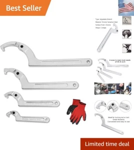 Verstellbarer Schraubenschlüssel Hakenschlüssel für Hydraulikstößelzylinder, mechanische Maschine... - Bild 1 von 7