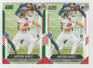 Hayden Hurst 2021 SCORE RETAIL EXCLUSIVE GREEN BORDER + BASE LOT #193 FALCONS - Picture 1 of 1