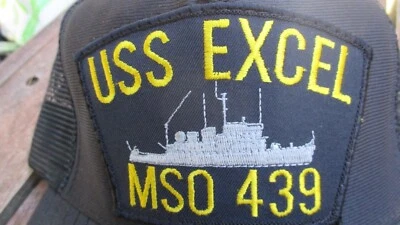 Sombrero Snapback DE COLECCIÓN USS Excel MSO 439 HECHO EN EE. UU. Foto 1 de 4