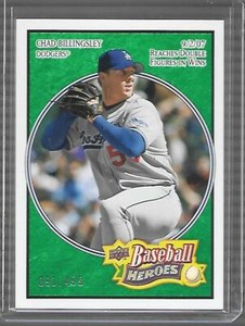 2008 Upper Deck Heroes Emerald #94 Chad Billingsley /499