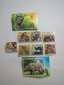 Vintage 1970s Stamps Lot Republic De Guinea Ecuatorial Animal Theme  - Picture 1 of 5
