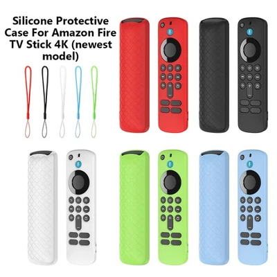 Soft Silicone Case Housing For Fire TV Stick HD/4K (newest model) Remotes - Image 1 of 4