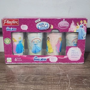 Vintage Playtex Disney Princess Twist N Clip der Isolator 4er Pack auslaufsicher - Bild 1 von 3
