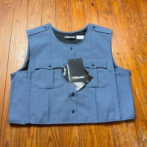 NEW BLAUER 8370 Polyester Armorskin Vest Outer Armor Carrier Blue - Picture 1 of 10
