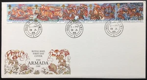 GB 1988 Armada Set on Unaddressed First Day Cover, House of Lords CDS - Picture 1 of 2