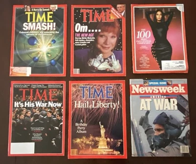 Lot 6 Magazines TIME and NEWSWEEK - Image 1 of 4