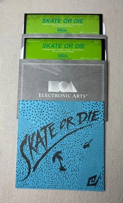 "Disquetes de colección 1987 Skate or Die Electronic Arts IBM PC 5,25"" con folleto" Foto 1 de 2