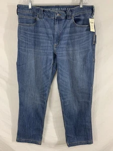 Jeans DULUTH Ballroom Double Flex nuovi vestibilità standard 38W x 30L pantaloni jeans blu - Foto 1 di 24