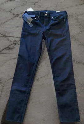 Rag and bone black with raw hem ankle skinny size 31 jeans NWT $195 retail - Image 1 of 3