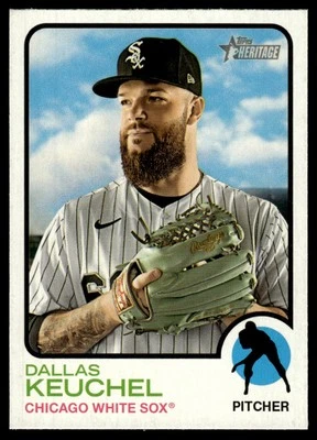 2022 Topps Heritage Dallas Keuchel Chicago White Sox #133 - Image 1 of 2