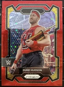 2024 WWE Prizm Duke Hudson Rojo Bajo Tarjeta Refractor/99 Disco #182 NXT - Imagen 1 de 2