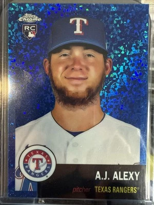 2022 Topps Chrome Plat Anny-AJ Alexy #362 Blue Mini-Diamond Refractor /199 (RC) - Image 1 of 2
