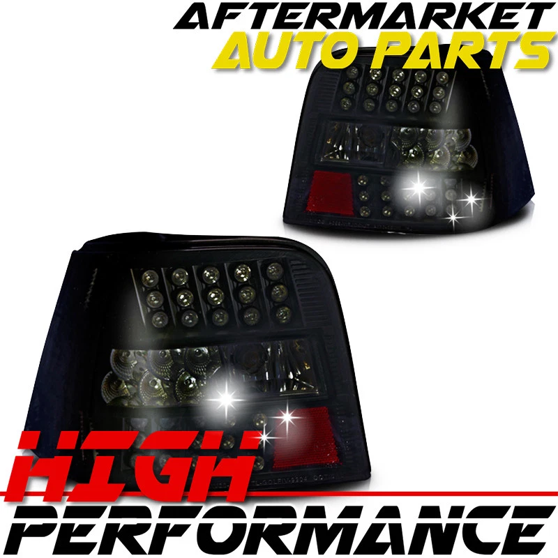 For 1994-2004 Volkswagen Golf LED Tail Light Black / Smoke - Image 1 of 1