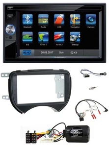 Blaupunkt 2DIN Bluetooth TMC USB Lenkrad SD Navigation für Nissan Micra 2010-13 - Bild 1 von 10