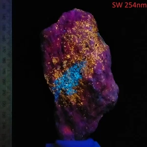 Diopside Chondrodite Calcite fluorescent starry night Long Lake Canada 0.36kg - Picture 1 of 10