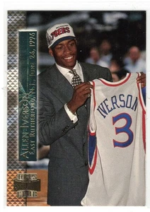 1996-97 STADIUM CLUB SHINING MOMENTS ROOKIE RC ALLEN IVERSON #SM15 SWEET - Bild 1 von 1