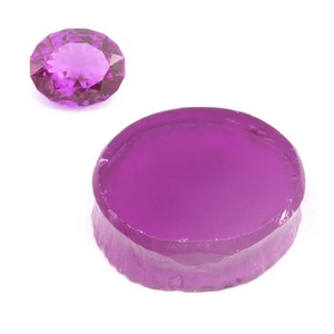 67ct Lab Grown Violet Spinel (Czochralski) Faceting Rough Stone - Picture 1 of 4