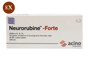 ⭐ENVÍO RÁPIDO⭐ Pack de 8 X Neurorrubina Forte con Vitamina B1, B6, B12 Para Nervios - Imagen 1 de 1