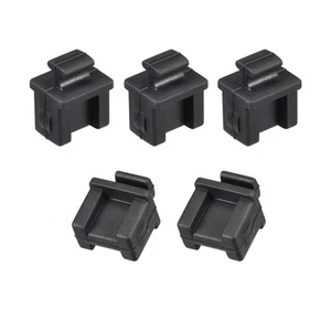5 x Silicone SFP Anti-Dust Stopper Cap Cover Black - Afbeelding 1 van 4