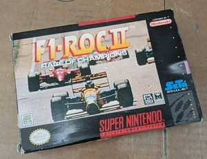 Solo en caja - Nintendo SNES F1-ROC 2 Race Of Champions - Algunos daños - Imagen 1 de 5