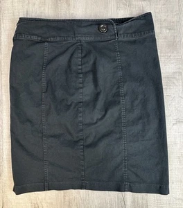 H&M Skirt Black Short Knee Length EUR 40 Women’s US Size 10 (Actual 31.5X20) - Picture 1 of 12