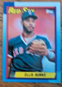 Tarjeta de béisbol Ellis Burks Boston Red Sox 1990 Topps #155 como nueva - Imagen 1 de 2